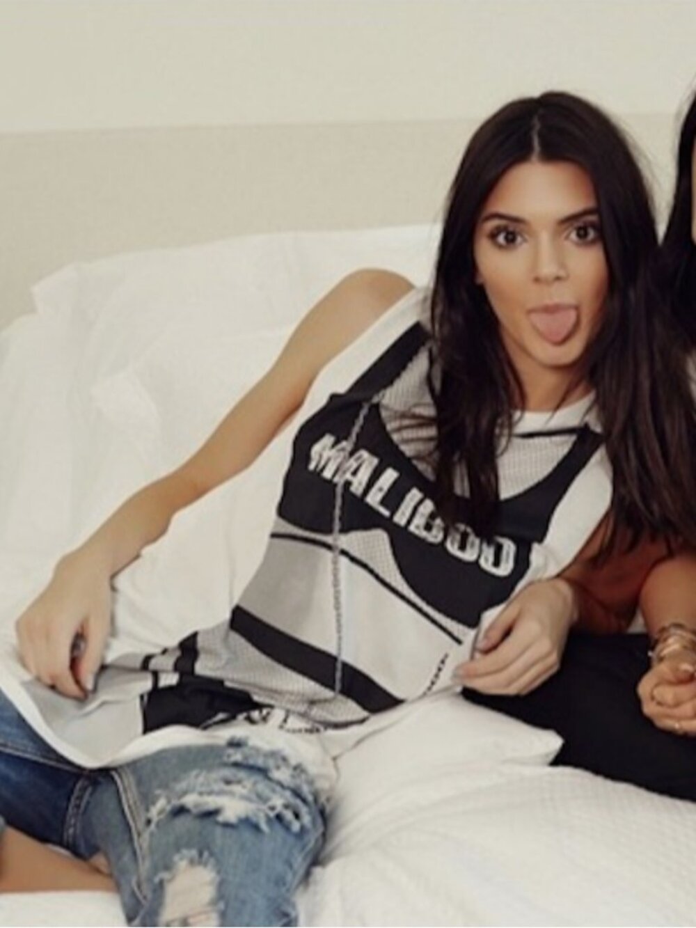 Kendall + Kylie Maliboo Muscle Tank Top